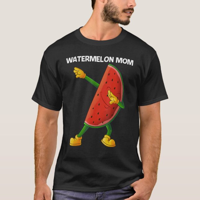 Vattenmelon för Mamma Mor Melon Fruktfabrik T Shirt (Framsida)