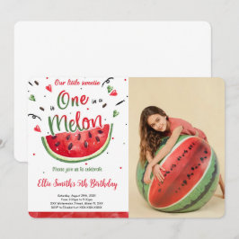 Vattenmelon Foto Inbjudan