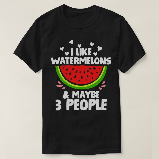 Vattenmelon Fruit Slice T Shirt (Design framsida)