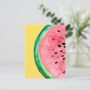 Vattenmelon Fruit Slice Vykort