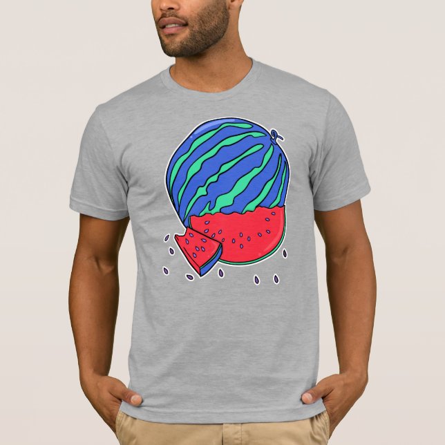 Vattenmelon Fruit T Shirt (Framsida)