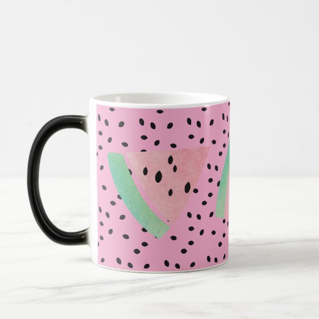 Vattenmelon Frukt Rosa Kaffe Te Magisk Mugg (Vänster)