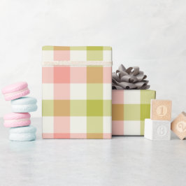 Vattenmelon Gingham - Inpackningspapper Presentpapper