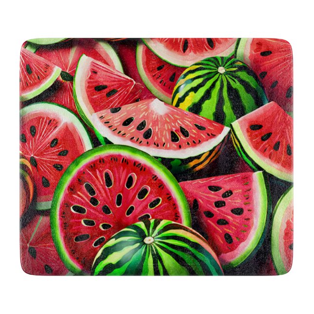 Vattenmelon Glasskärbräda (Framsidan)