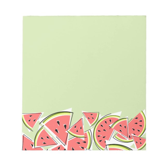 Vattenmelon, Grönt Anteckningsblock (Framsida)