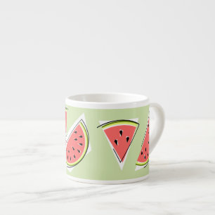 Vattenmelon Grönt Line Espressomugg