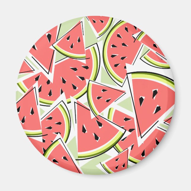 Vattenmelon, Grönt Magnet (Framsidan)