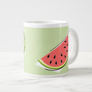 Vattenmelon Grönt Segment 2 Jumbo Mugg