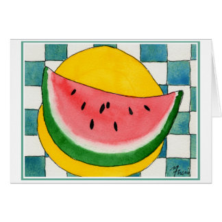 Vattenmelon Hälsningskort