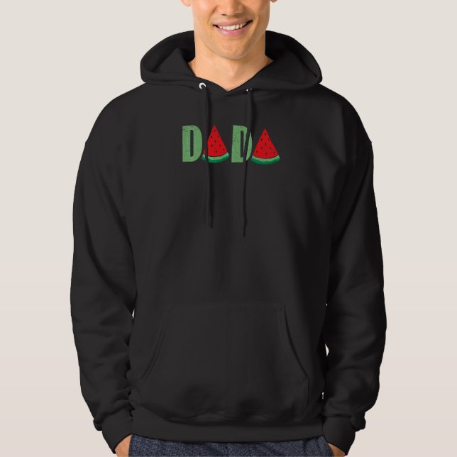 Vattenmelon Hej, Tropical Fruit, sommarskörd Hoodie (Framsida)