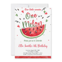 Vattenmelon Inbjudan