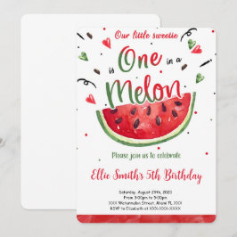 Vattenmelon Inbjudan