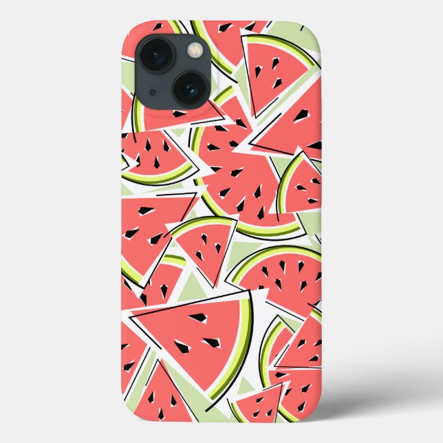 Vattenmelon iPad-fodral grönt (Baksida)