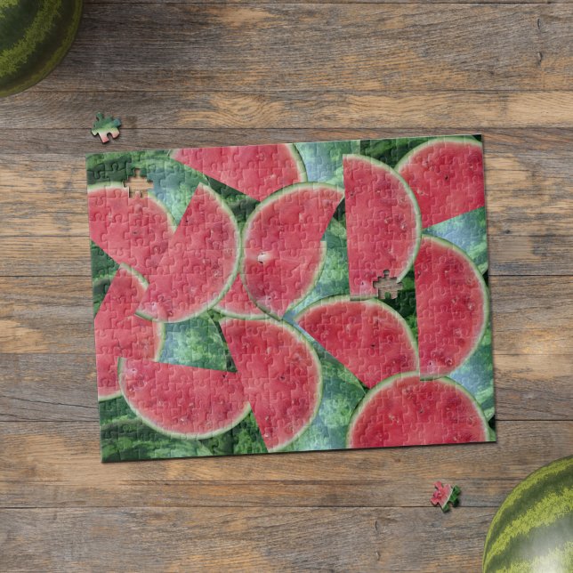 Vattenmelon Jigszons Puzzon Pussel (Love watermelons and puzzles? This is just for you!)