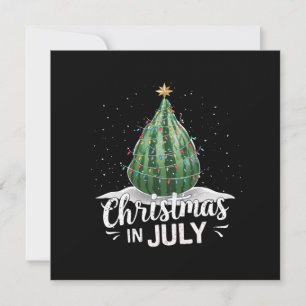 Vattenmelon Julgran Jul i Juli Sommar Julkort