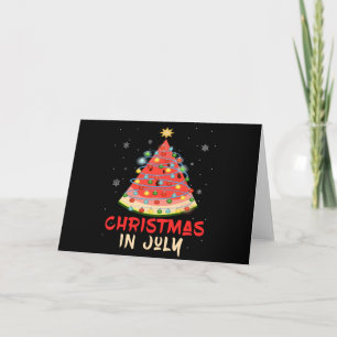 Vattenmelon Julgran Jul i Juli Sommar Kort
