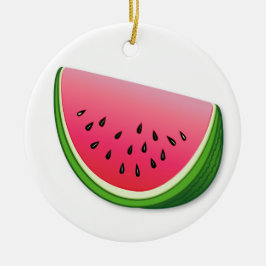 Vattenmelon Julgransprydnad Keramik