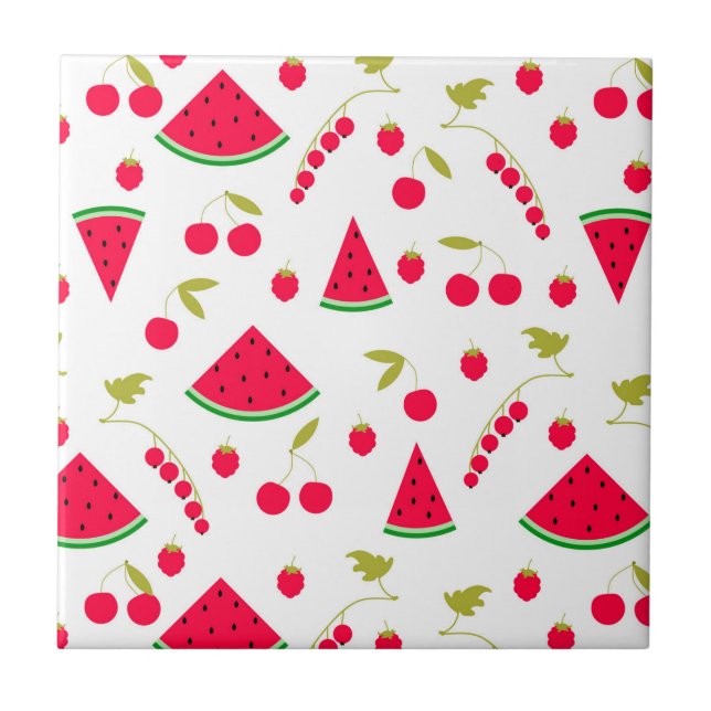 Vattenmelon Kakelplatta (Framsidan)