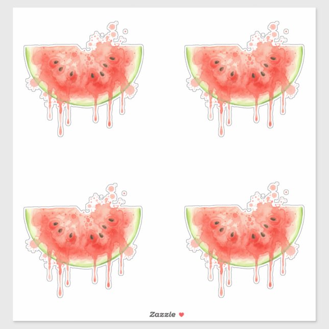 Vattenmelon Klistermärken (Ark)