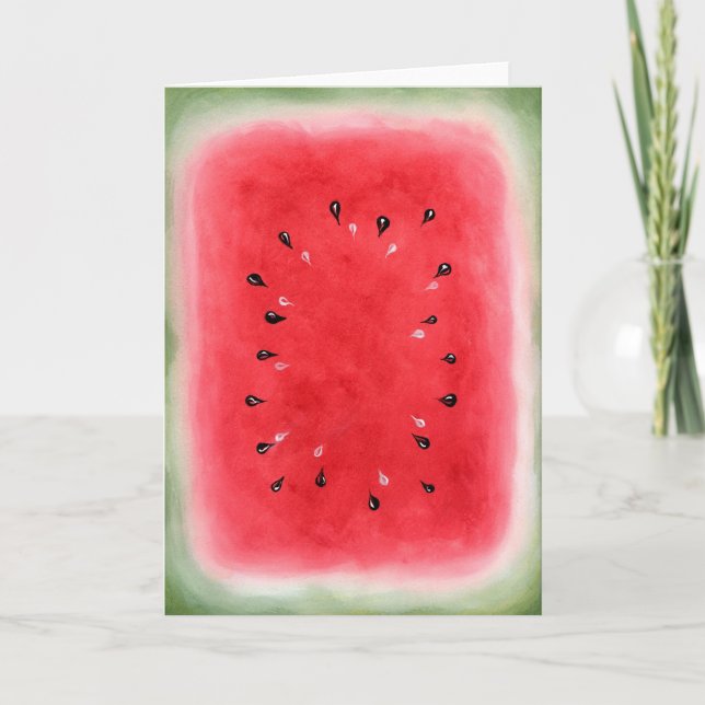 Vattenmelon Kort (Framsida)