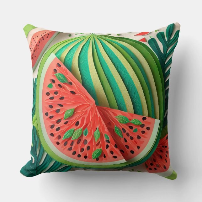 Vattenmelon Kudde (Framsida)