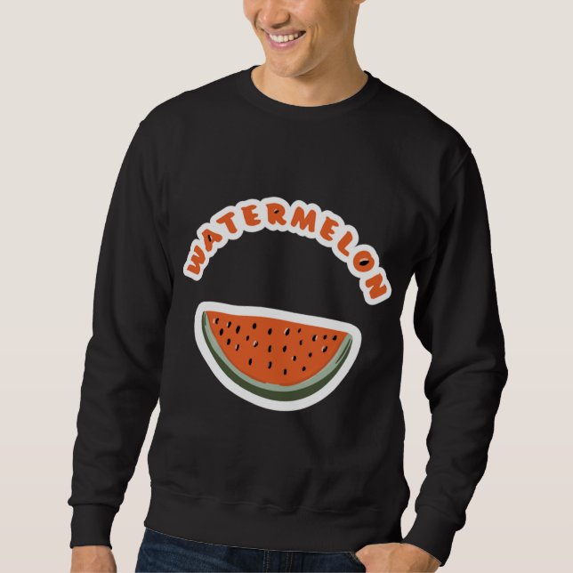 Vattenmelon Lång Ärmad Tröja (Framsida)