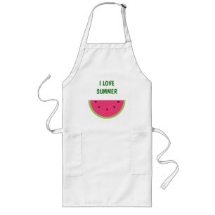 Vattenmelon Långt Förkläde