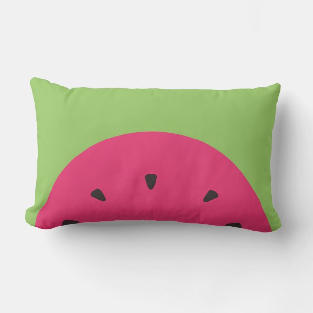 Vattenmelon Lumbarkudde (Framsida)