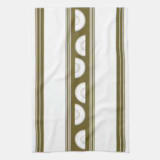 Vattenmelon Lyxiga Jacquard Ränder Kökshandduk