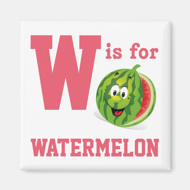 Vattenmelon Magnet (Framsidan)