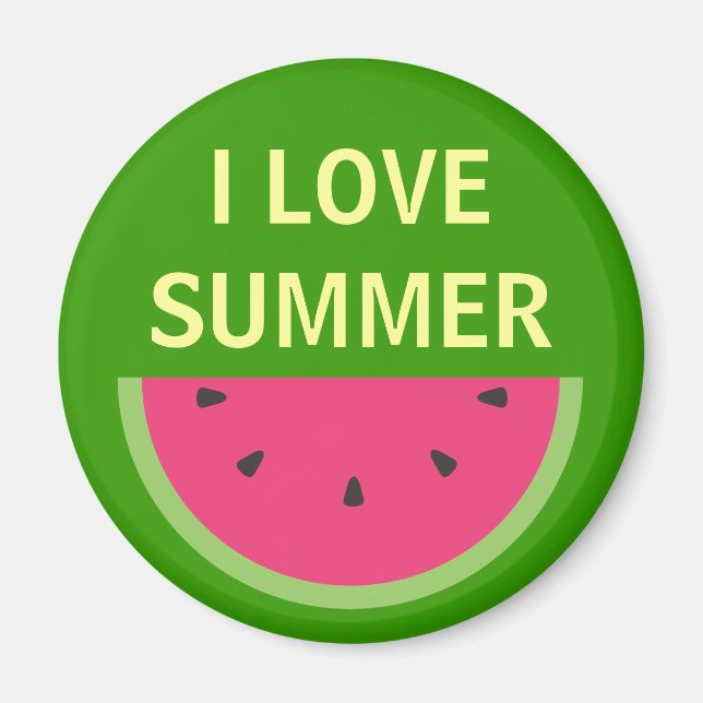 Vattenmelon Magnet (Framsidan)
