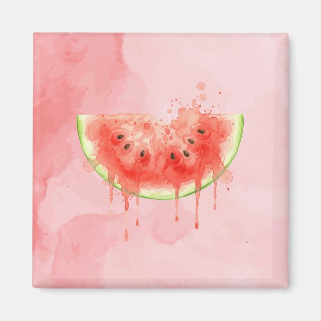 Vattenmelon Magnet (Framsidan)