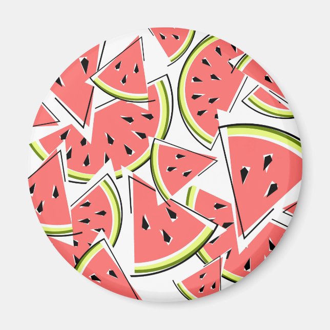 Vattenmelon Magnet (Framsidan)