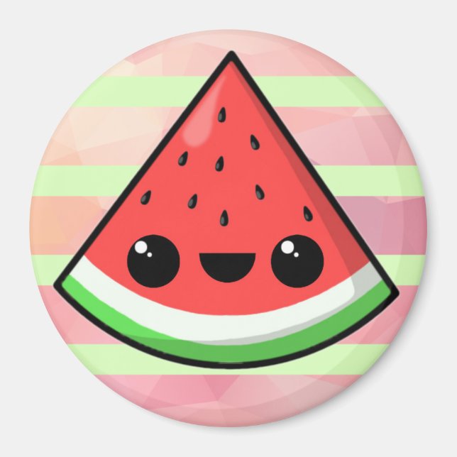 Vattenmelon Magnet (Framsidan)