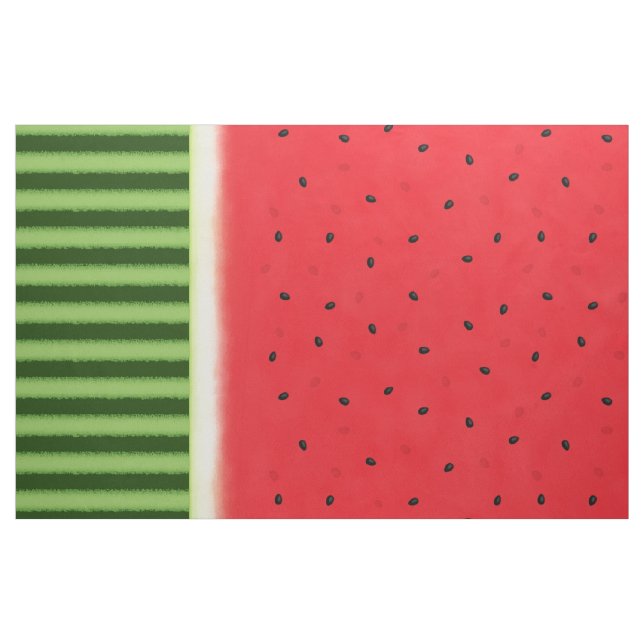 Vattenmelon med skal och skal tyg (Fat Quarter)