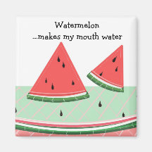 Vattenmelon med text