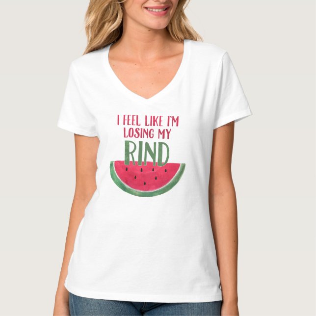 Vattenmelon mig känselförnimmelsenågot liknande t shirt (Framsida)