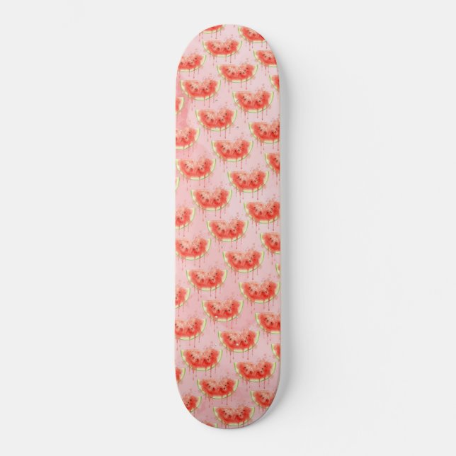 Vattenmelon Mini Skateboard Bräda 18,5 Cm (Framsida)