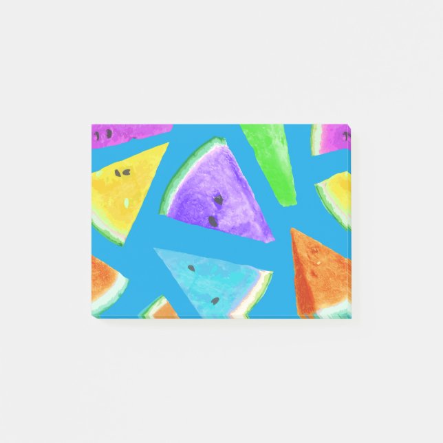 Vattenmelon Mönster Creation 10 Post-it Block (Framsida)