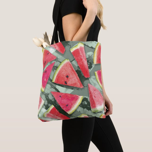 Vattenmelon Mönster Creation 4 Tygkasse (Närbild)
