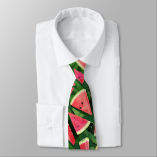 Vattenmelon Mönster Skapande Slips