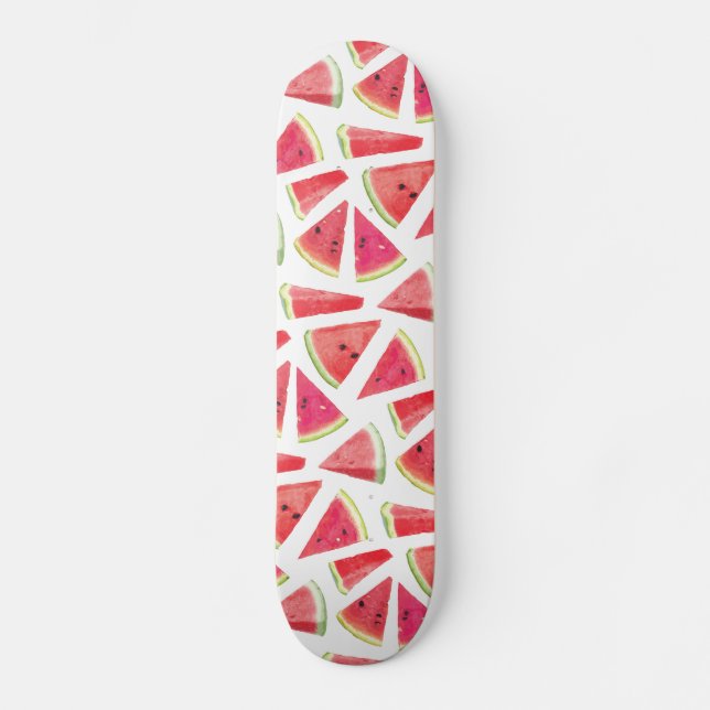 Vattenmelon Mönster Skapelse 2 Mini Skateboard Bräda 18,5 Cm (Framsida)