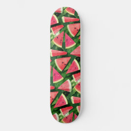 Vattenmelon Mönster Skapelse Mini Skateboard Bräda 18,5 Cm