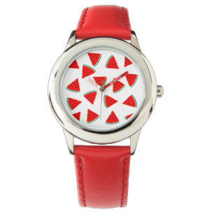 Vattenmelon Mönster Triangles Armbandsur