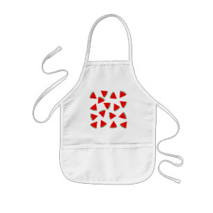 Vattenmelon Mönster Triangles Barnförkläde