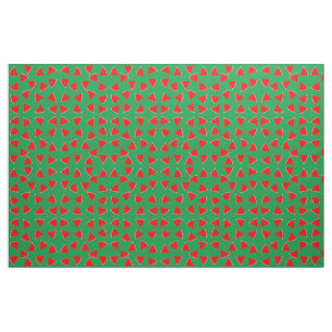 Vattenmelon Mönster Triangles Tyg