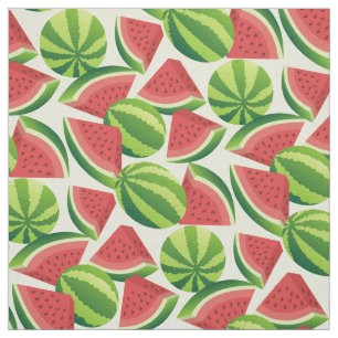 Vattenmelon Mönster Tyg