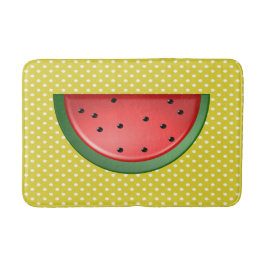 Vattenmelon och Polka dots Badrumsmatta