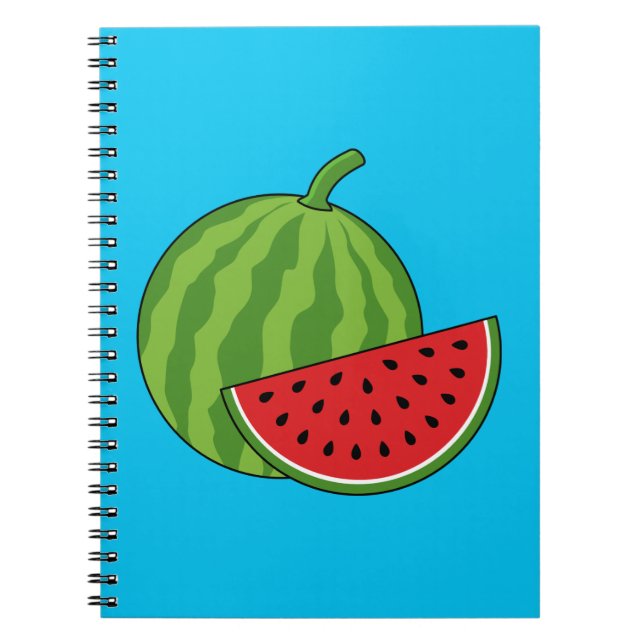 Vattenmelon och segment anteckningsbok (Framsidan)