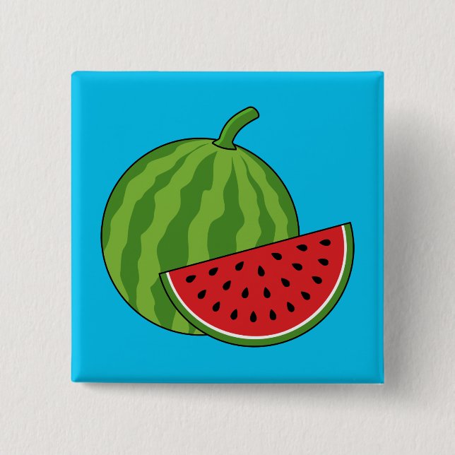 Vattenmelon och segment knapp (Framsida)